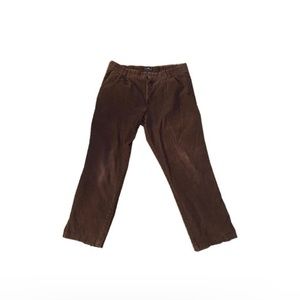 cute brown baggy corduroy pants
